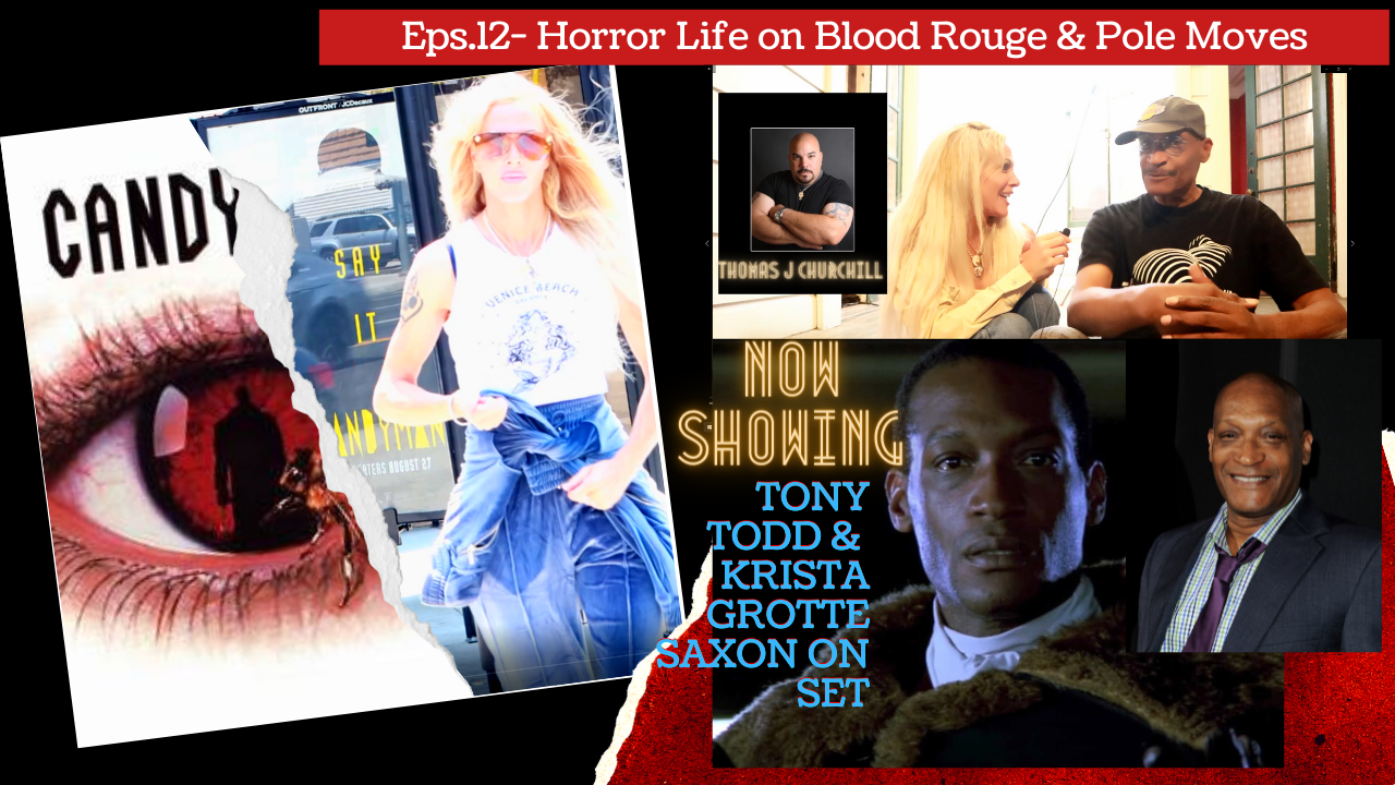 #Candyman Tony Todd & Krista Grotte Saxon On Set Of Next Big Horror Trilogy