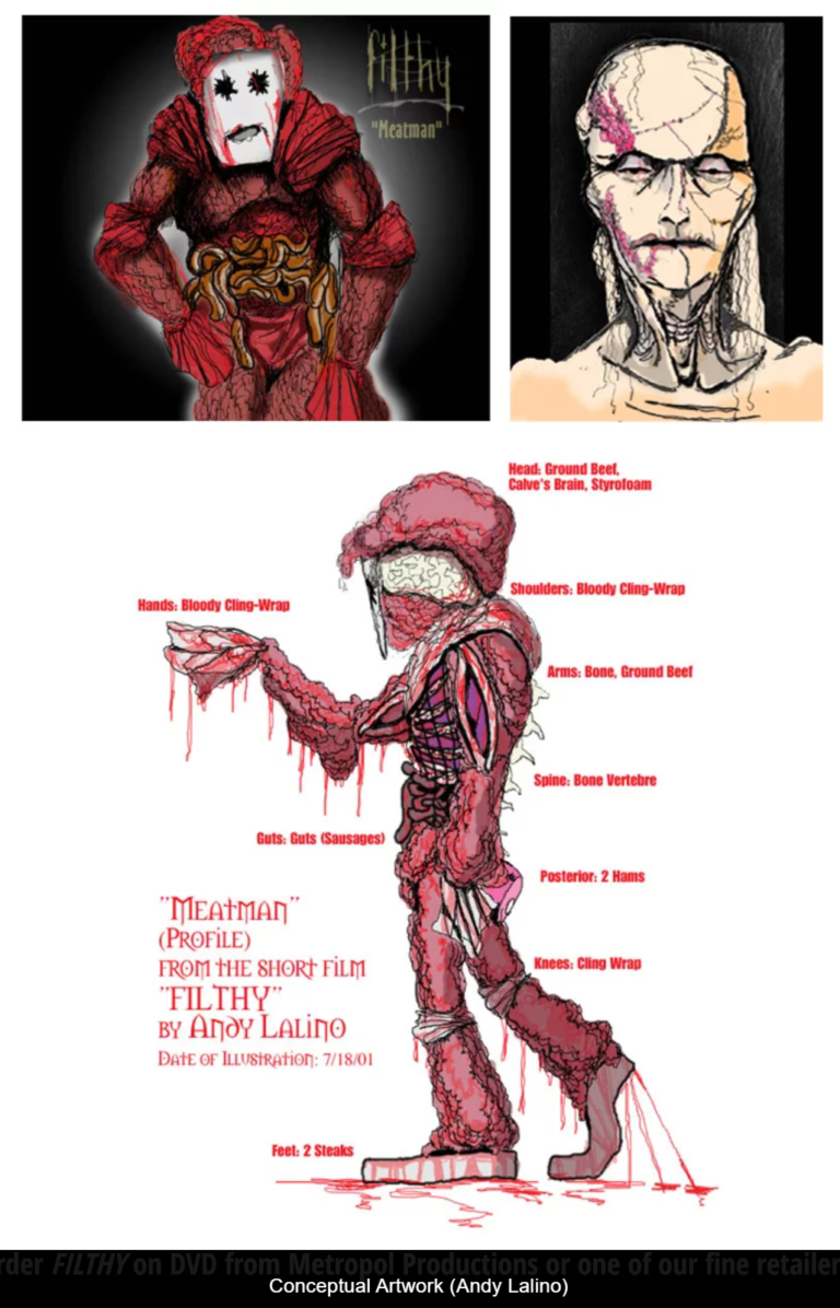 Meatman Concept in Filthy the Movie